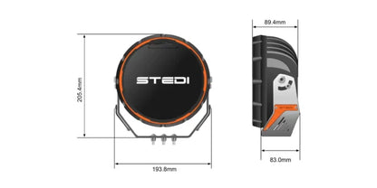 STEDI 7" Type-X Sport Plus LED Driving Lights (Pair) - image 5