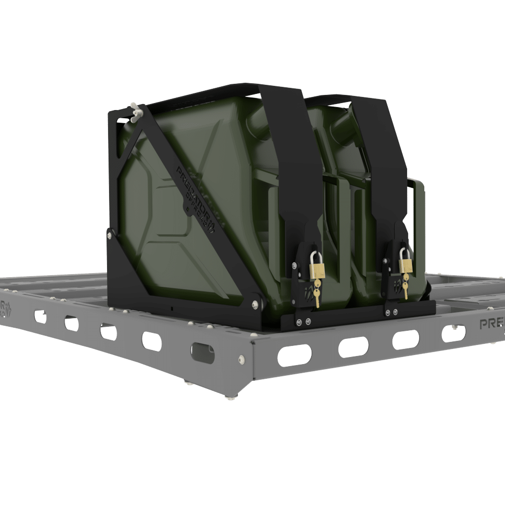 Dual Jerry Can Bracket detail