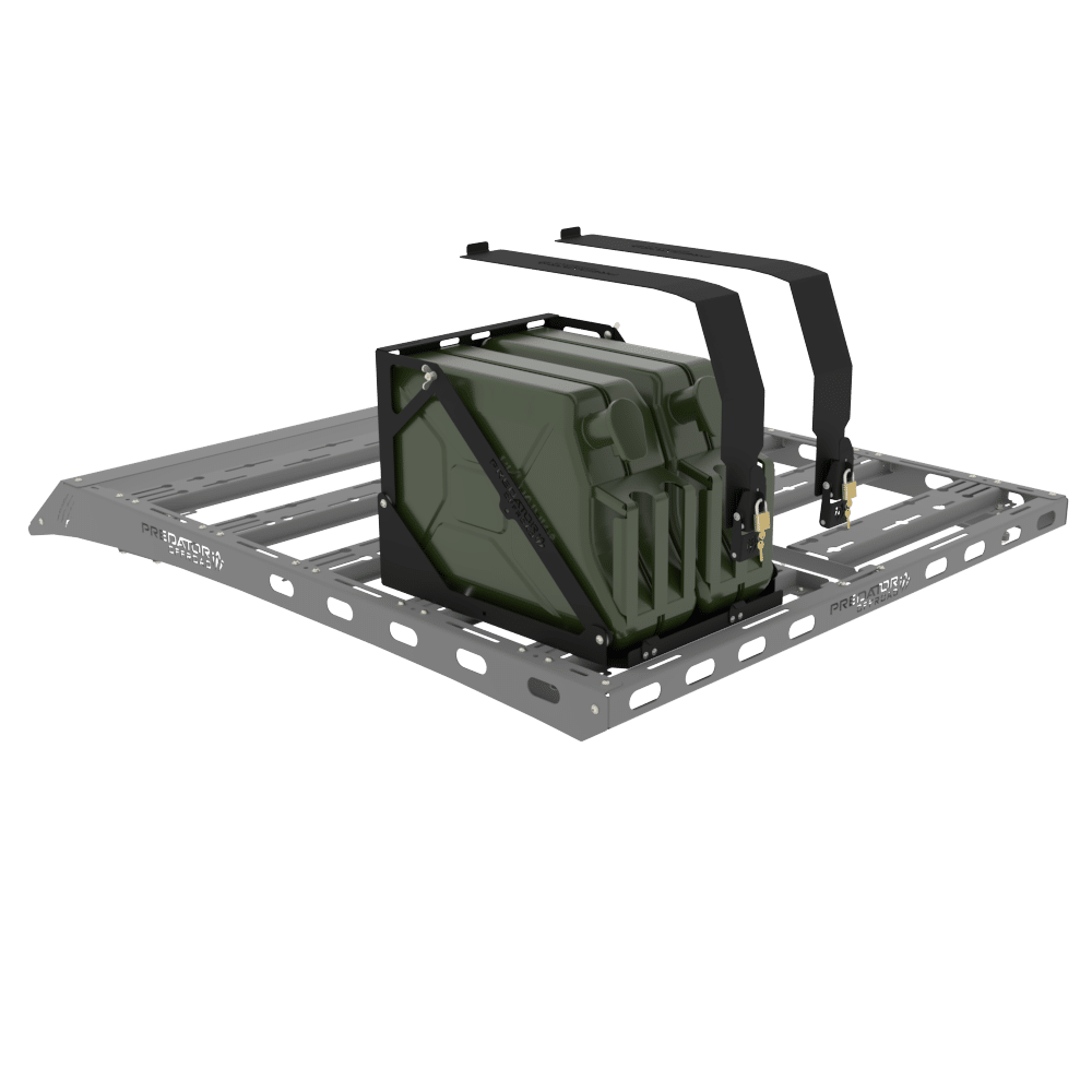 Dual Jerry Can Bracket detail