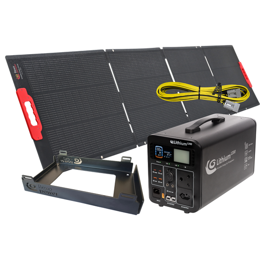 Lithium1200 and FlexoSun260W overland system