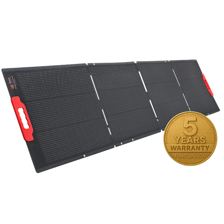 FlexoSun260W solar panel warranty