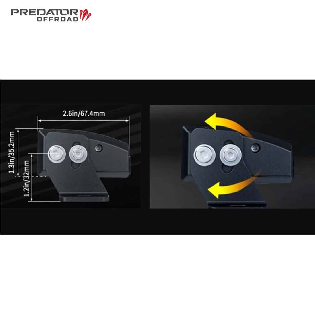 40" White & Golden LED Bar Kit for Predator Roof Racks - image 3