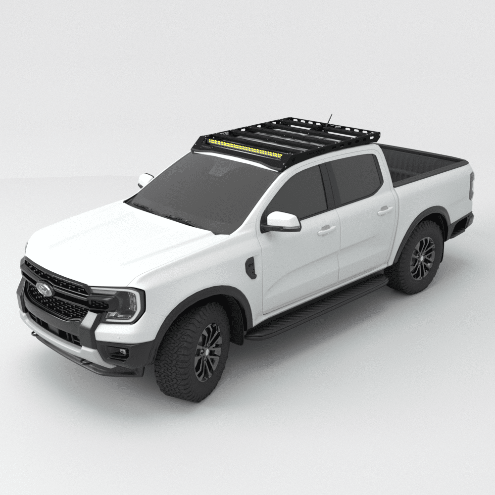 Ford Ranger T9 DC Roof Rack fitted