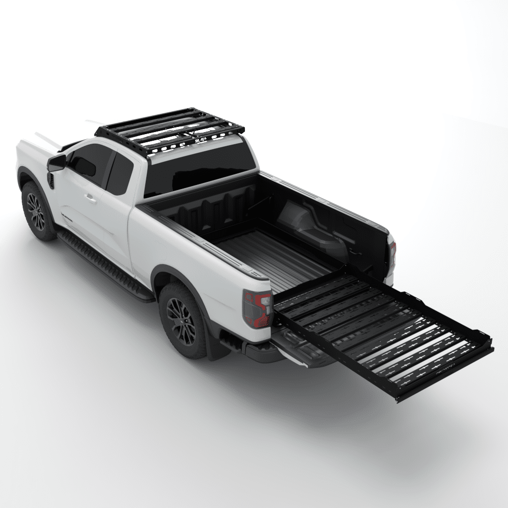 Ford Ranger T9 Extra Cab Bed Slide detail