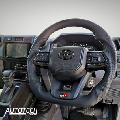 GR300 Sport Full Black Leather Steering Wheel