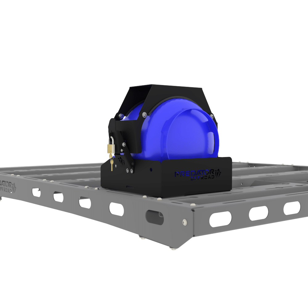 Gas Bottle Bracket Lockable detail