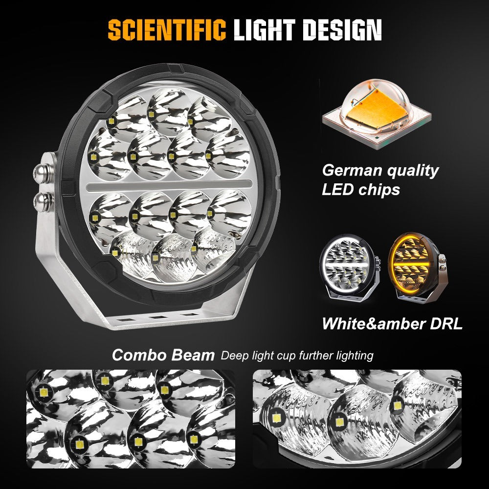D.A.G Fire Phoenix 6.5'' DRL LED SPOTLIGHT SET - image 6