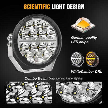 D.A.G Fire Phoenix 6.5'' DRL LED SPOTLIGHT SET - image 6