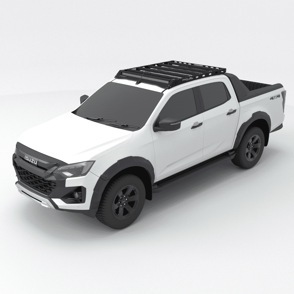 Isuzu D-Max DC Roof Rack detail