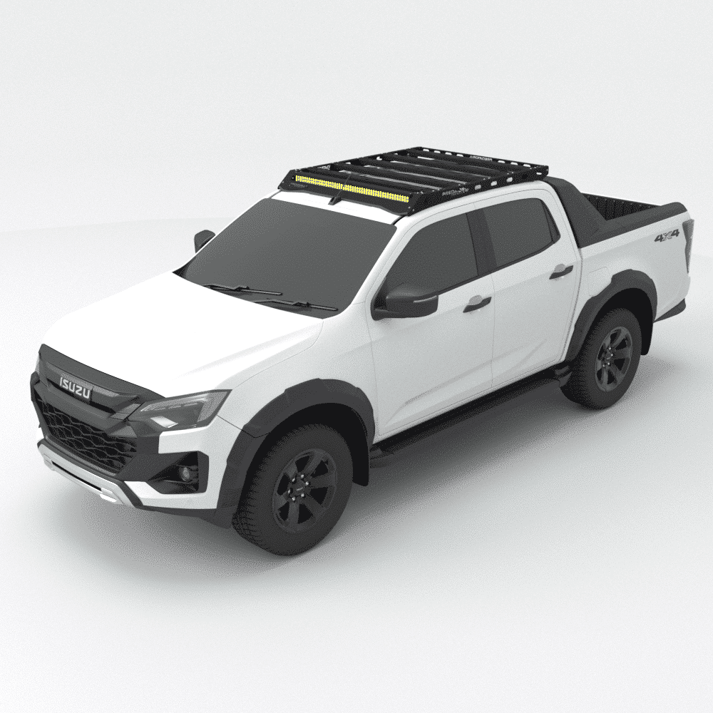 Isuzu D-Max DC Roof Rack detail