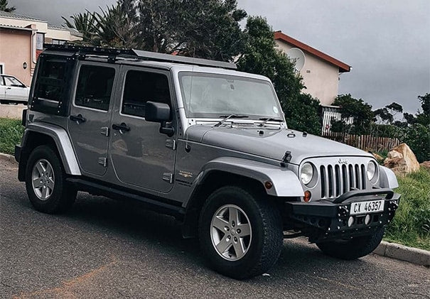Wrangler 4 Door JK Roof Rack fitted