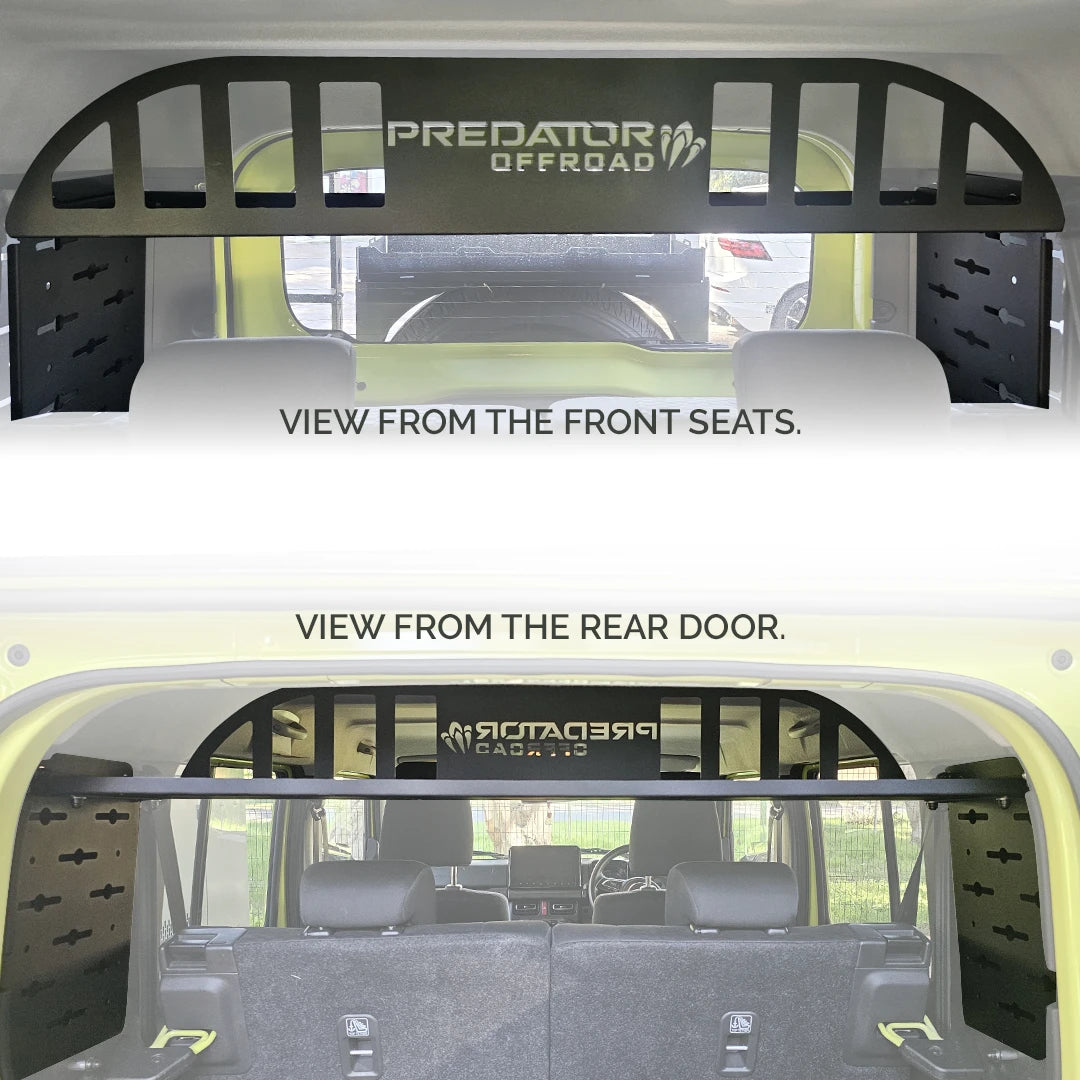 Suzuki Jimny Interior Rear Roof Molle Rack - image 6