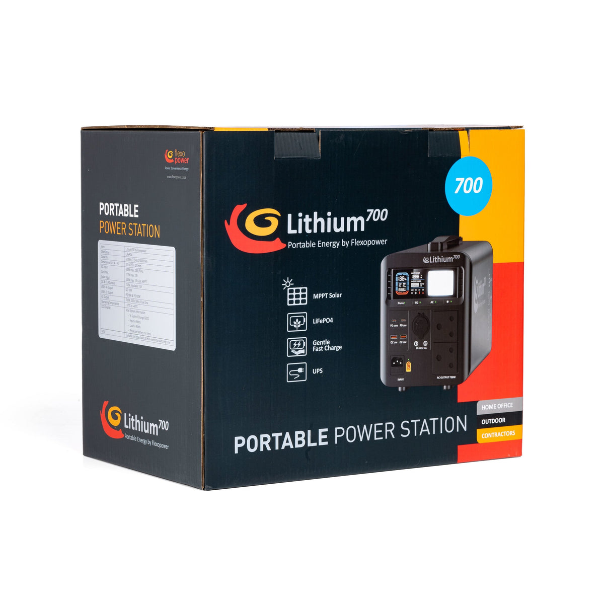 Lithium700 retail box