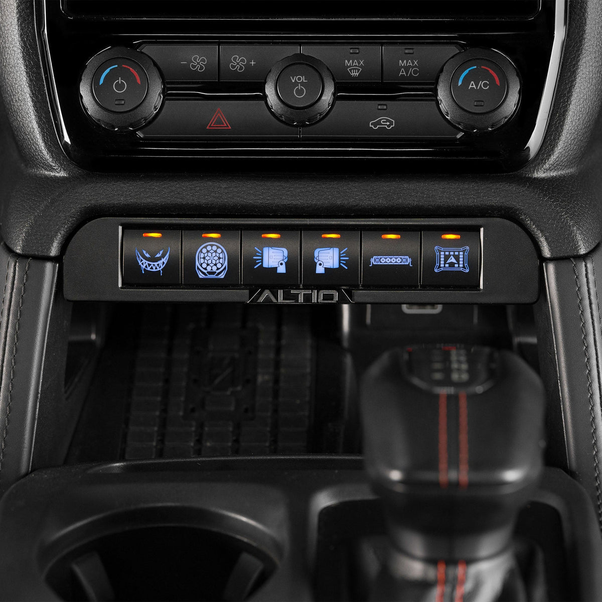 ALTIQ Controlgrid 6 switch panel - installed