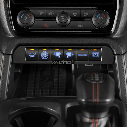 ALTIQ Controlgrid 6 switch panel - installed