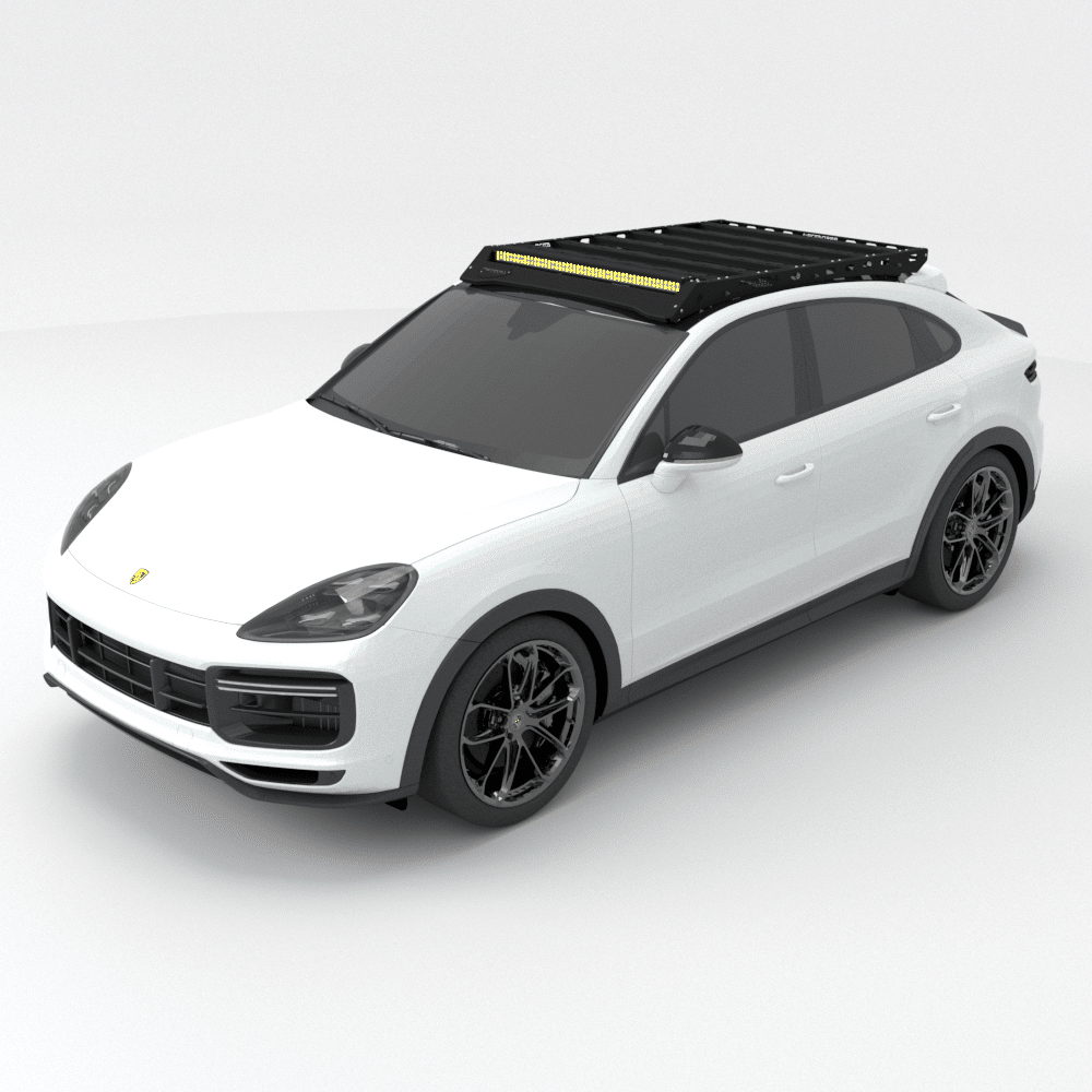 Porsche Cayenne No Rails Roof Rack detail
