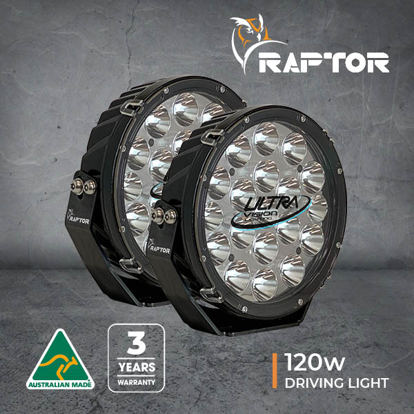 Raptor 70 LED 7 inch Driving Light Pair