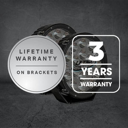Raptor 120 LED 9 inch Driving Light Pair detail
