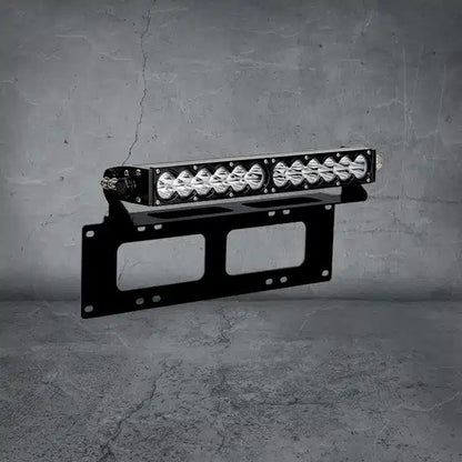 Raptor 60 Number Plate Kit mounted