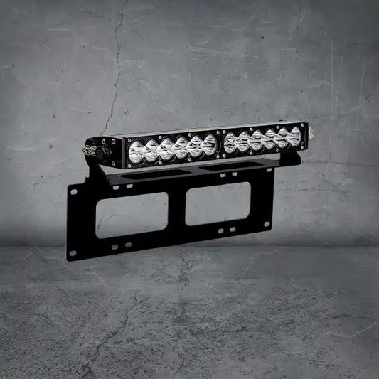 Raptor 60 Number Plate Kit mounted