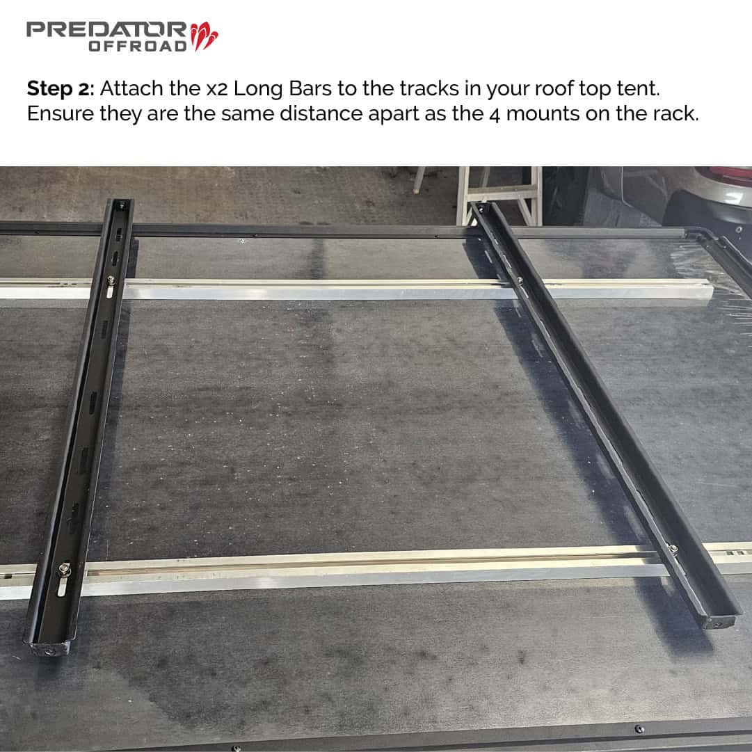 Roof Top Tent Brackets Long detail