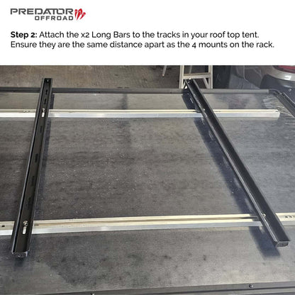 Roof Top Tent Brackets Long detail