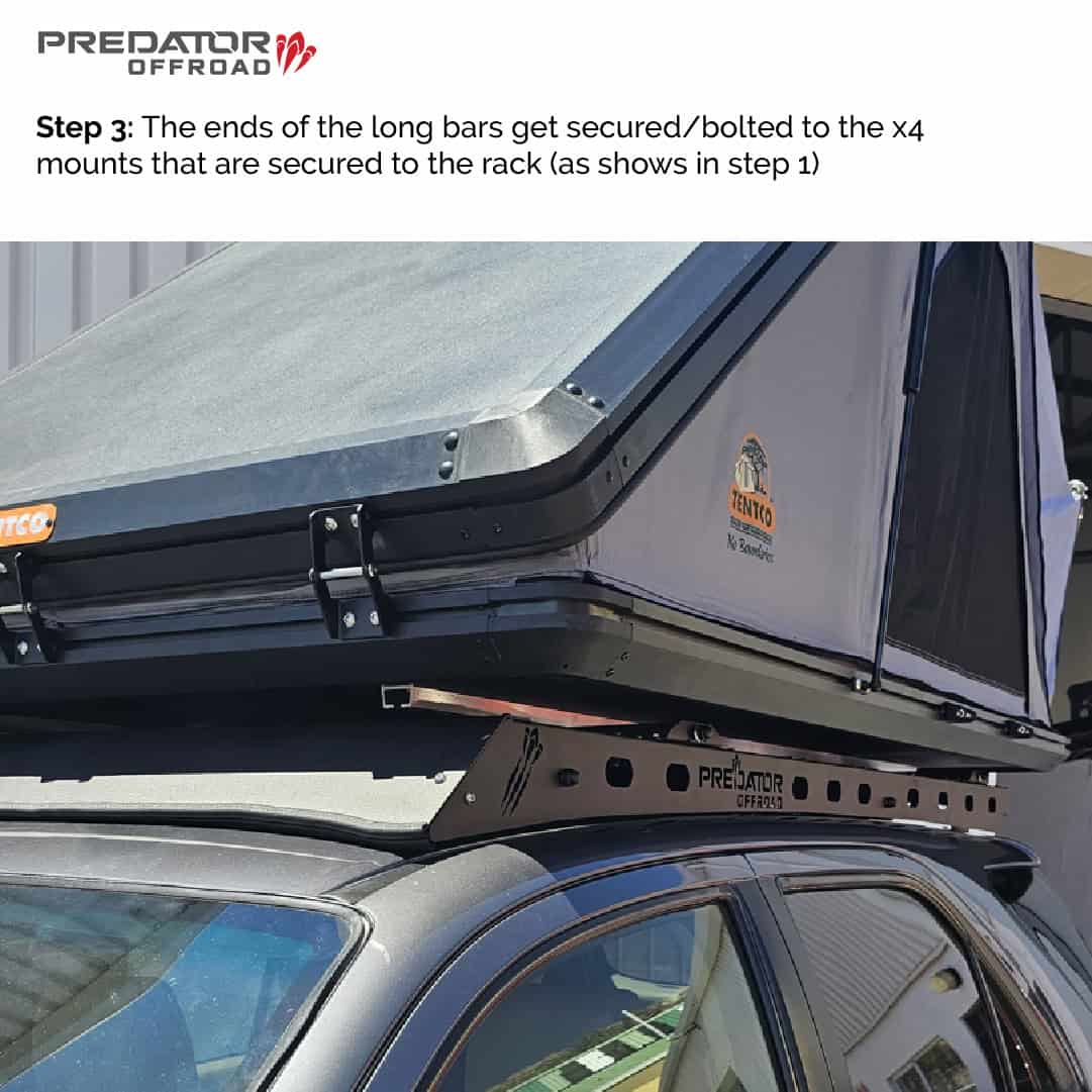Roof Top Tent Brackets Long detail