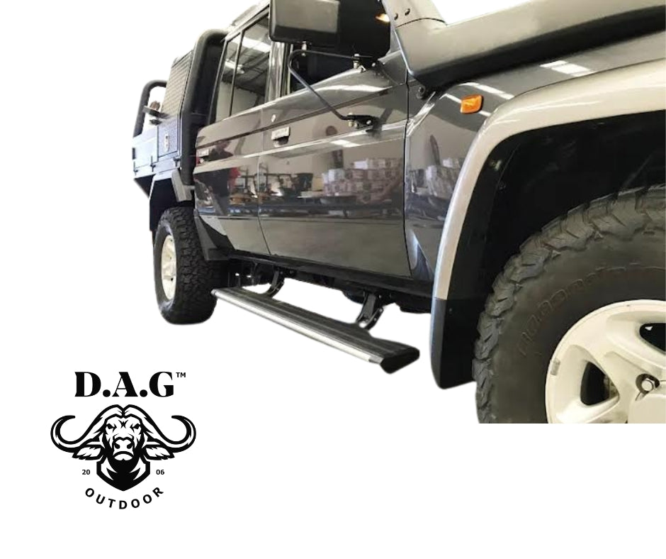D.A.G | LC 79 Series electric side steps (Single Cab)