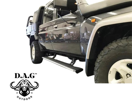 D.A.G | LC 79 Series electric side steps (Single Cab)