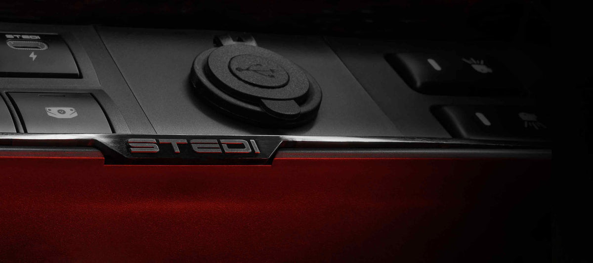 STEDI Centre Switch Panel angle view