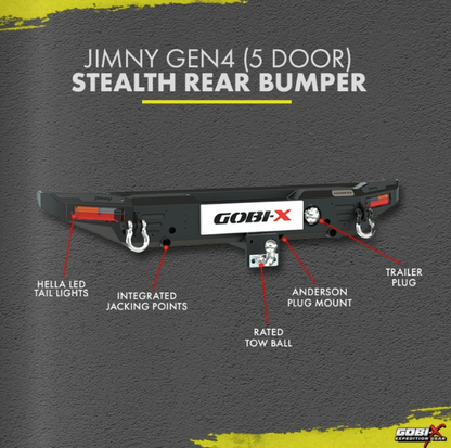 Gobi X Stealth Rear Bumper Suzuki Jimny Gen 4