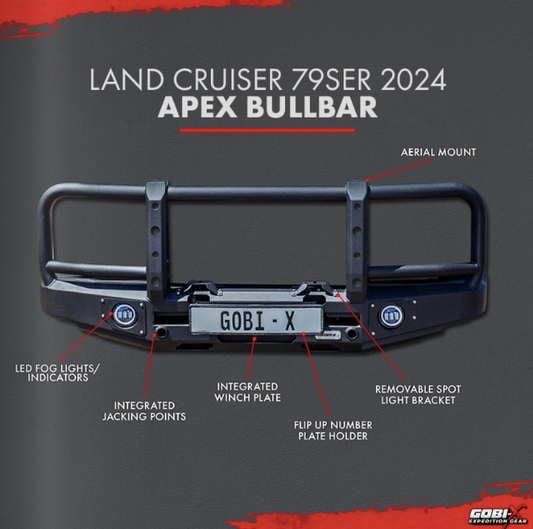 Gobi X Front Bumper Land Cruiser 79 2024