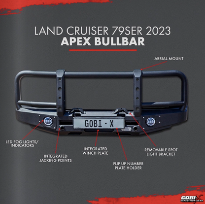 Gobi X Front Bumper Land Cruiser 79 2000-2023