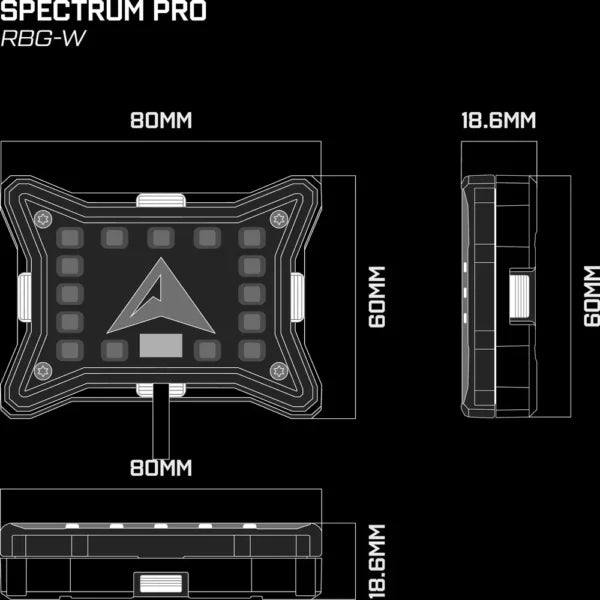 ALTIQ Spectrum Pro – LED RGB-W Rock Light Kit 6 pack - image 5