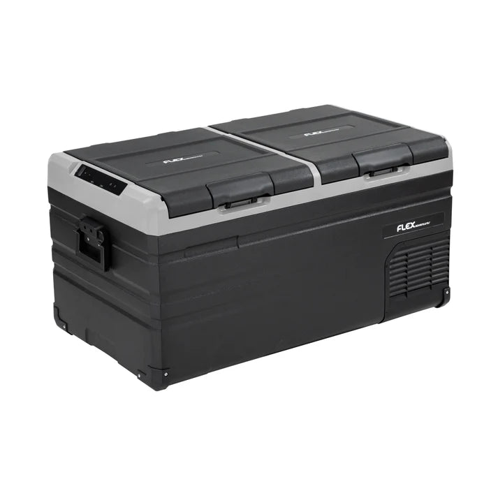 Flex TW95 Dual-Zone Camping Fridge-Freezer (12/24V + AC, Bluetooth App Control)