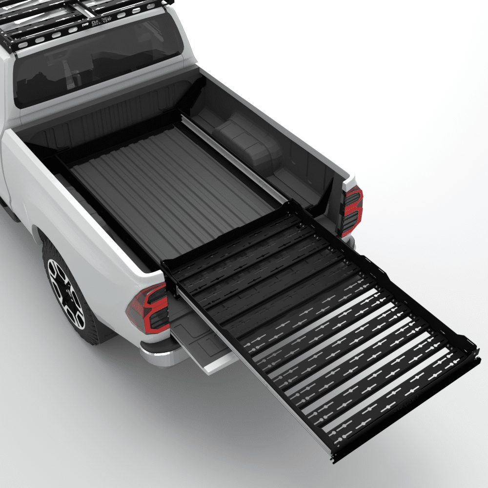 Toyota Hilux GD6 Extra Cab Bed Slide detail