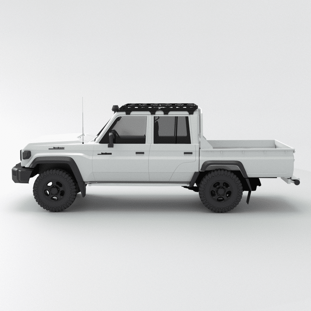 Land Cruiser 79 Series DC Roof Rack detail