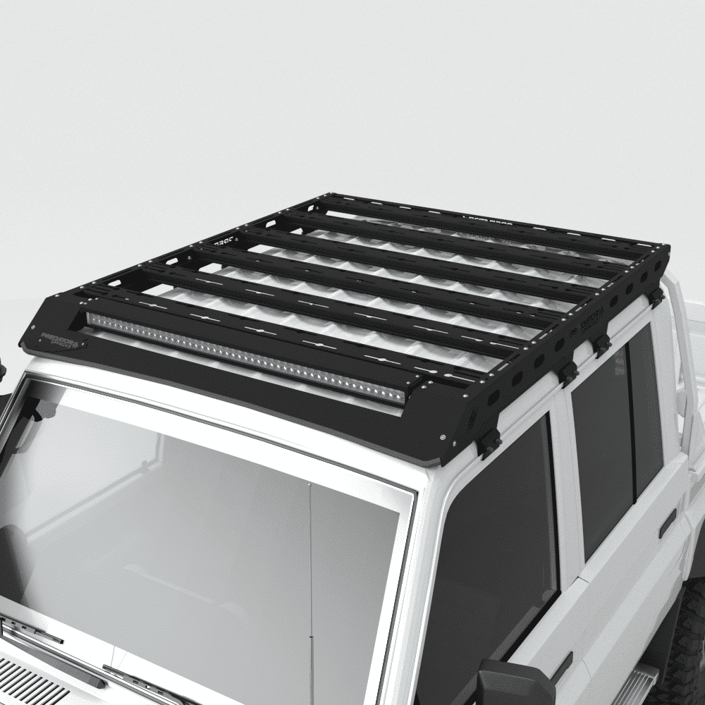 Land Cruiser 79 Series DC Roof Rack fitted