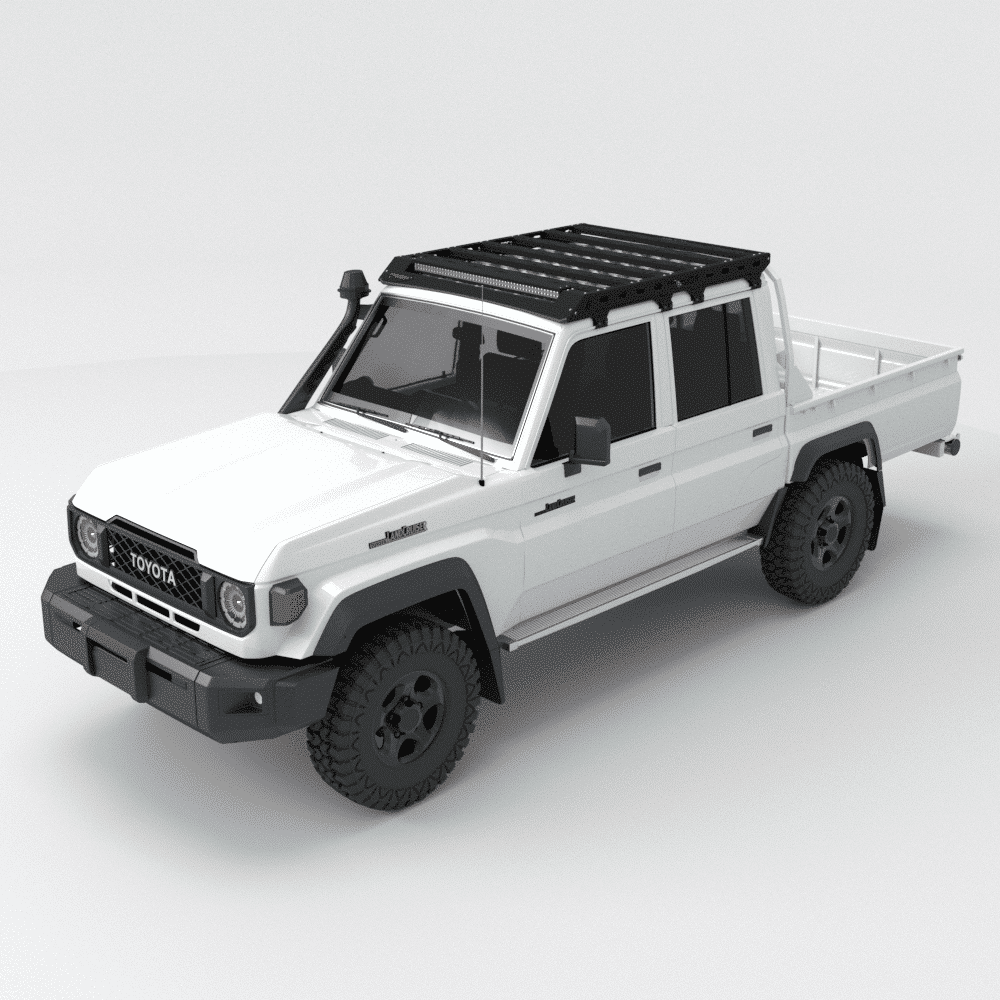 Land Cruiser 79 Series DC Roof Rack detail