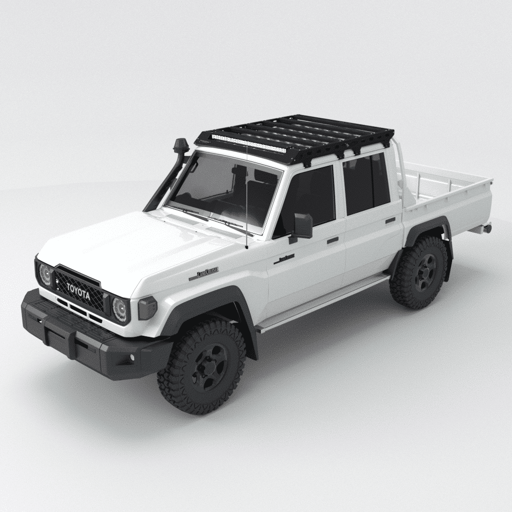 Land Cruiser 79 Series DC Roof Rack detail