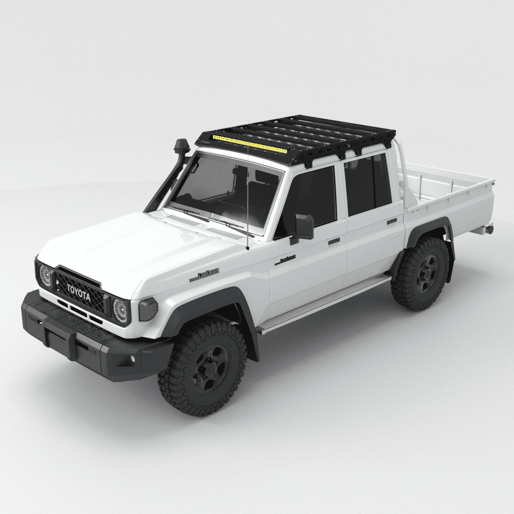 Land Cruiser 79 Series DC Roof Rack detail