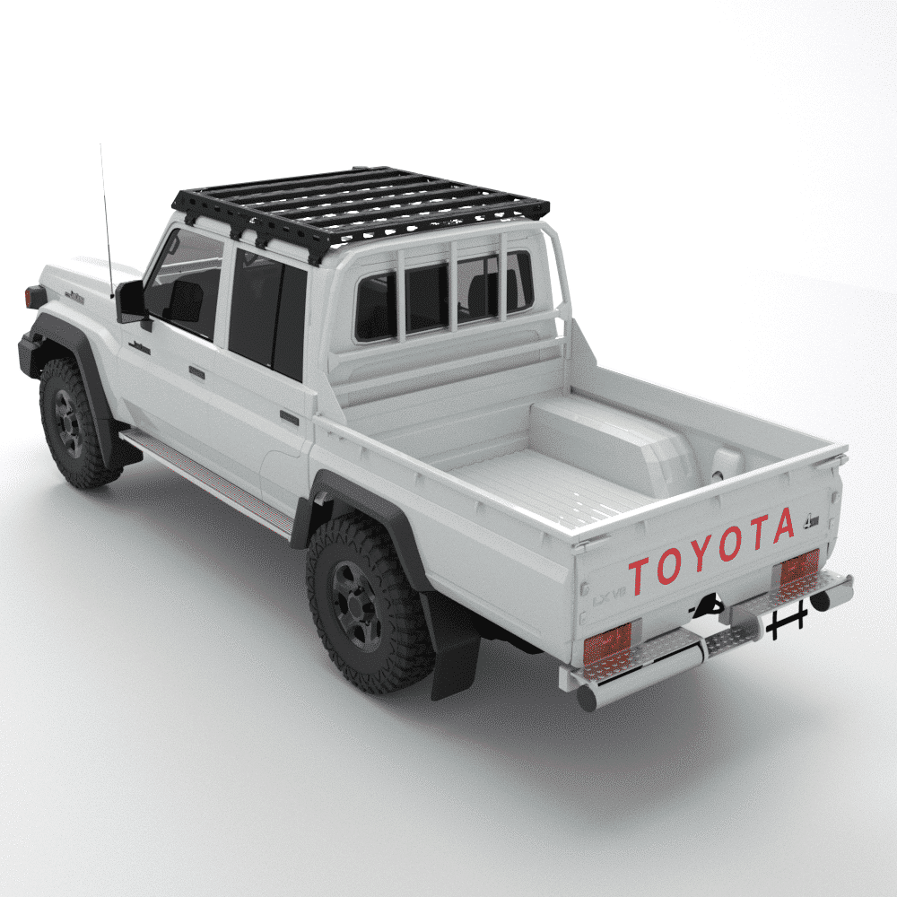 Land Cruiser 79 Series DC Roof Rack detail