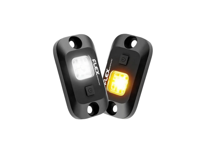 Flex 12v LED Dual colour Rock Light with Built in Switch