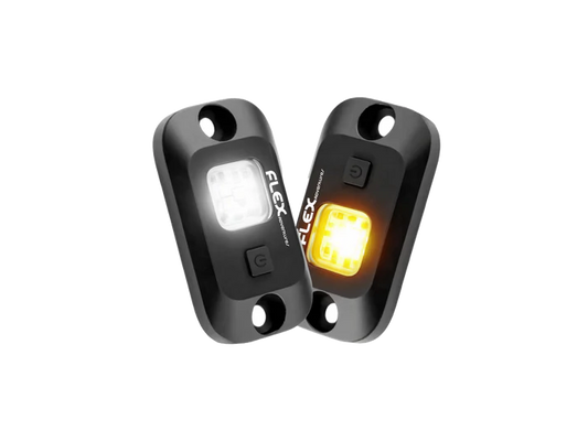 Flex 12v LED Dual colour Rock Light with Built in Switch