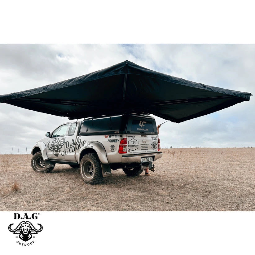 D.A.G XL 2.5M 270 Degree Buffalo Wing Awning