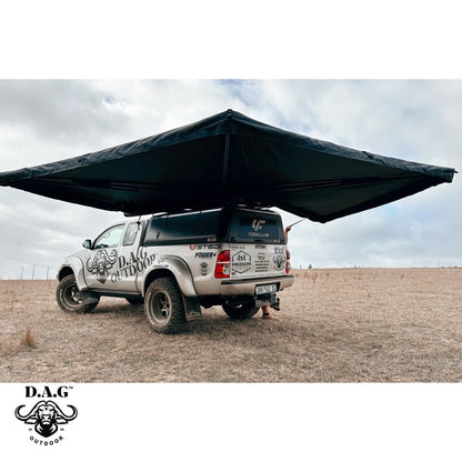 D.A.G XL 2.5M 270 Degree Buffalo Wing Awning
