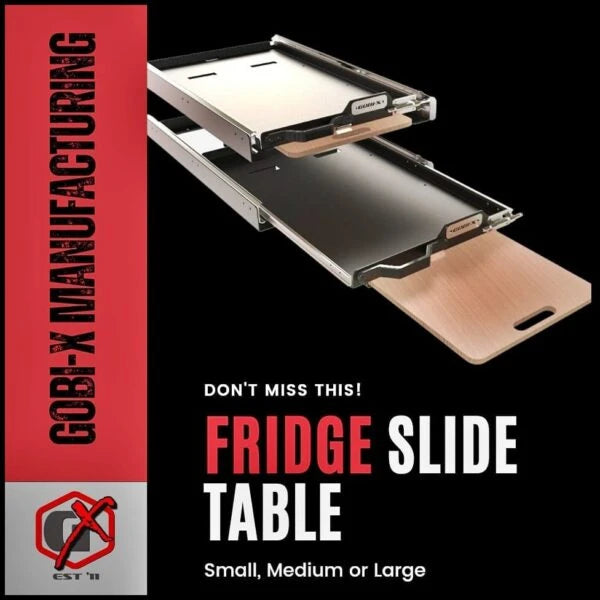Gobi-X Fridge Slide with Table - Various Sizes - image 2