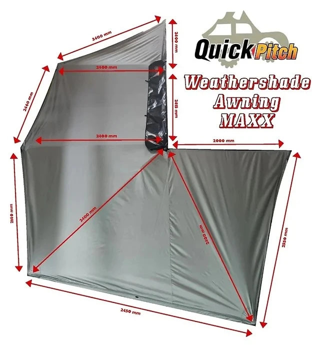 Quick Pitch Weathershade Maxx Awning - image 8