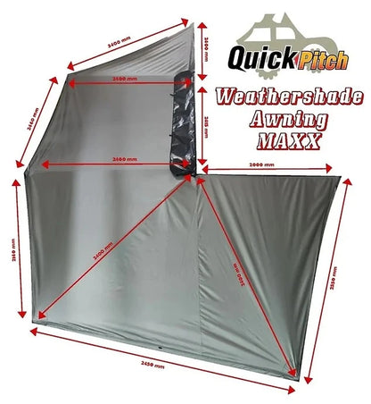 Quick Pitch Weathershade Maxx Awning - image 8