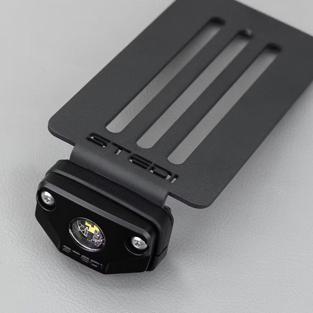 STEDI roof rack rock light bracket fitted with rock light